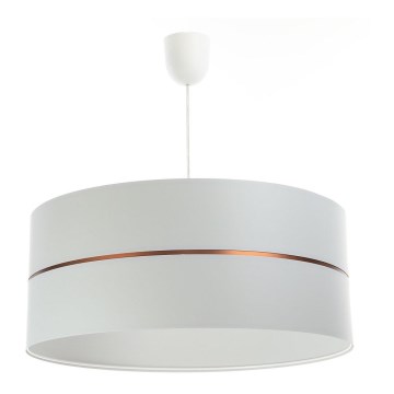 Żyrandol na lince GLAM HOME 1xE27/60W/230V śr. 40 cm biały