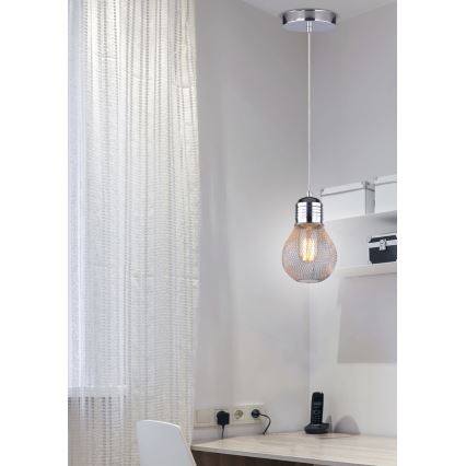 Żyrandol na lince GLIVA 1xE27/60W/230V