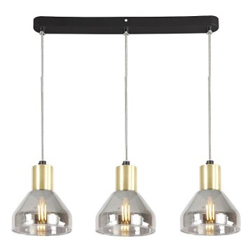 Żyrandol na lince GREGORY 3xE14/40W/230V