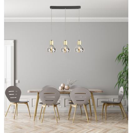 Żyrandol na lince GREGORY 3xE14/40W/230V