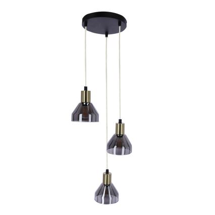 Żyrandol na lince GREGORY 3xE14/40W/230V