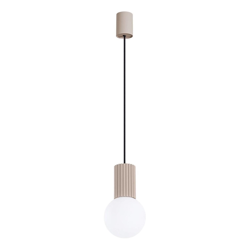 Żyrandol na lince HALO 1xG9/8W/230V śr. 12 cm beżowy