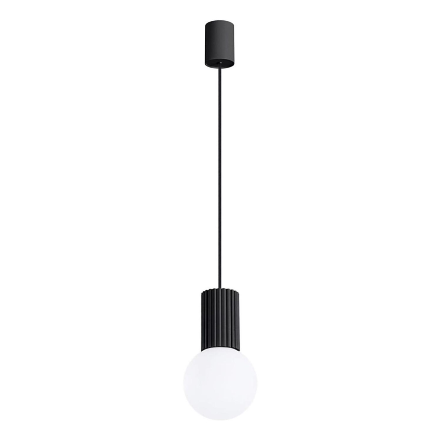 Żyrandol na lince HALO 1xG9/8W/230V śr. 12 cm czarny