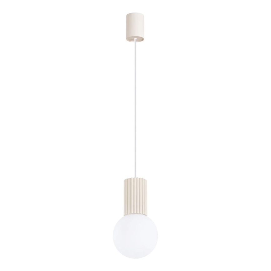 Żyrandol na lince HALO 1xG9/8W/230V śr. 12 cm kremowy