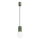 Żyrandol na lince HALO 1xG9/8W/230V śr. 12 cm zielony