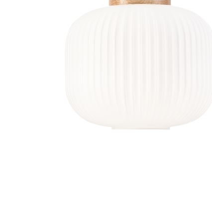 Żyrandol na lince HARMONY 1xE27/15W/230V śr. 20 cm biały/dąb