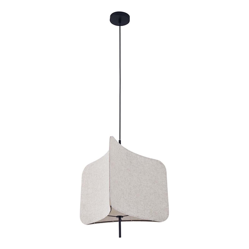 Żyrandol na lince HAVANA 1xE27/20W/230V śr. 50 cm beżowy