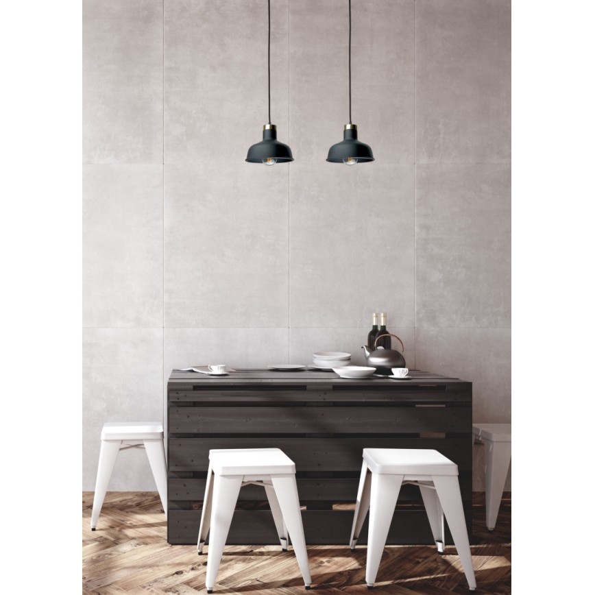 Żyrandol na lince HEBE 2xE27/60W/230V czarny