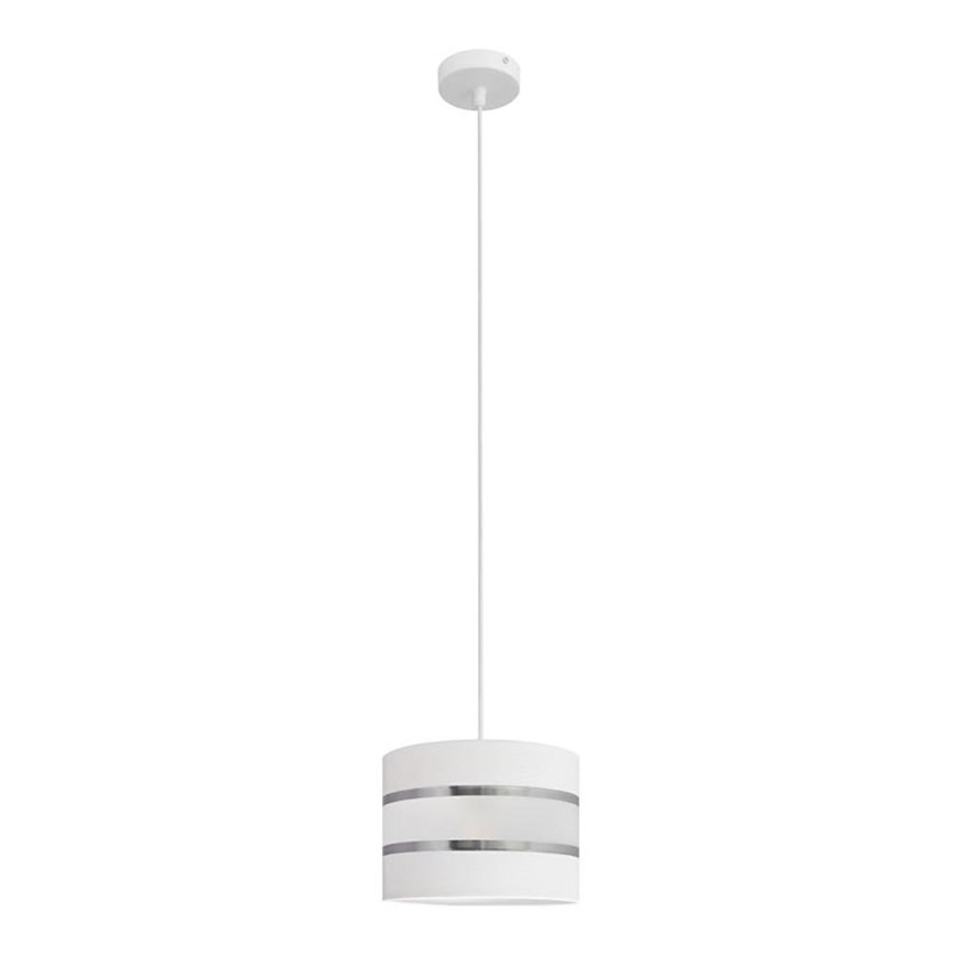 Żyrandol na lince HELEN 1xE27/15W/230V śr. 20 cm biały