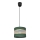 Żyrandol na lince HELEN 1xE27/15W/230V śr. 20 cm zielony/złoty