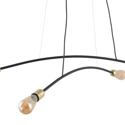 Żyrandol na lince HELIX 4xE27/15W/230V
