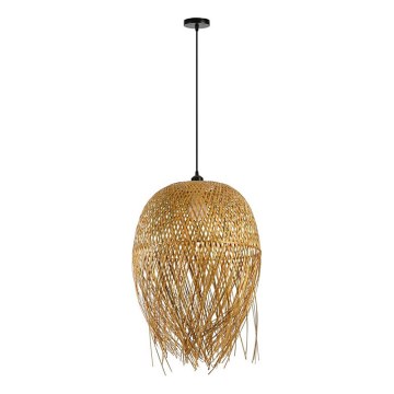 Żyrandol na lince HILO 1xE27/40W/230V śr. 45 cm bambus