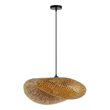 Żyrandol na lince HILO 1xE27/40W/230V śr. 60 cm bambus