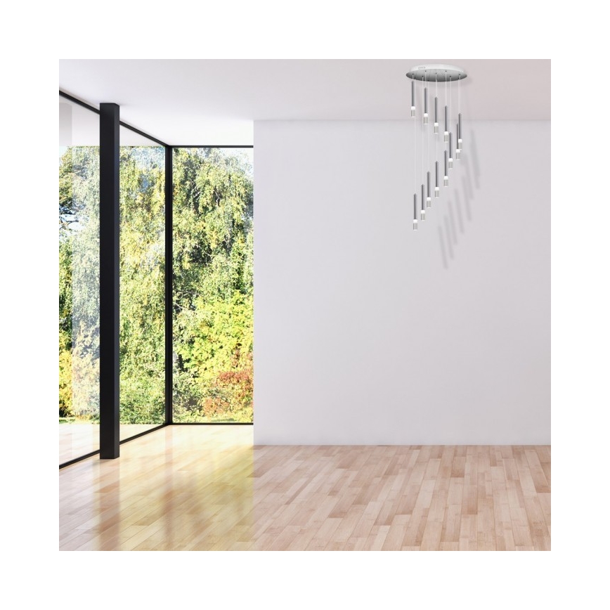 Żyrandol na lince ICE 12xLED/1W/230V