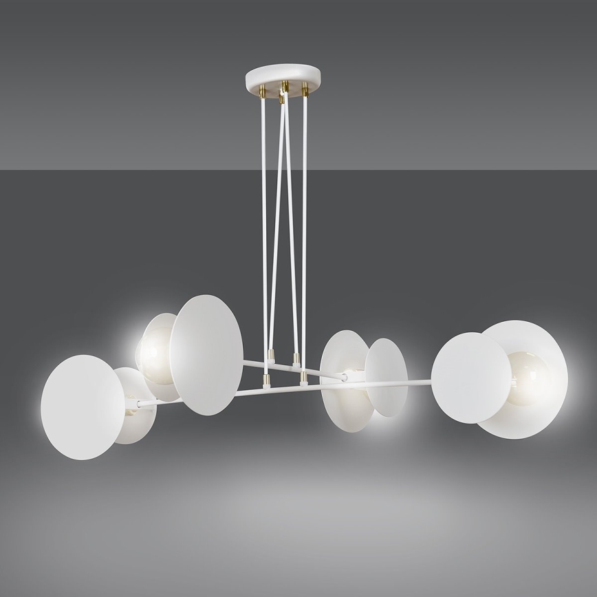 Żyrandol na lince IDEA 4xE27/15W/230V biały