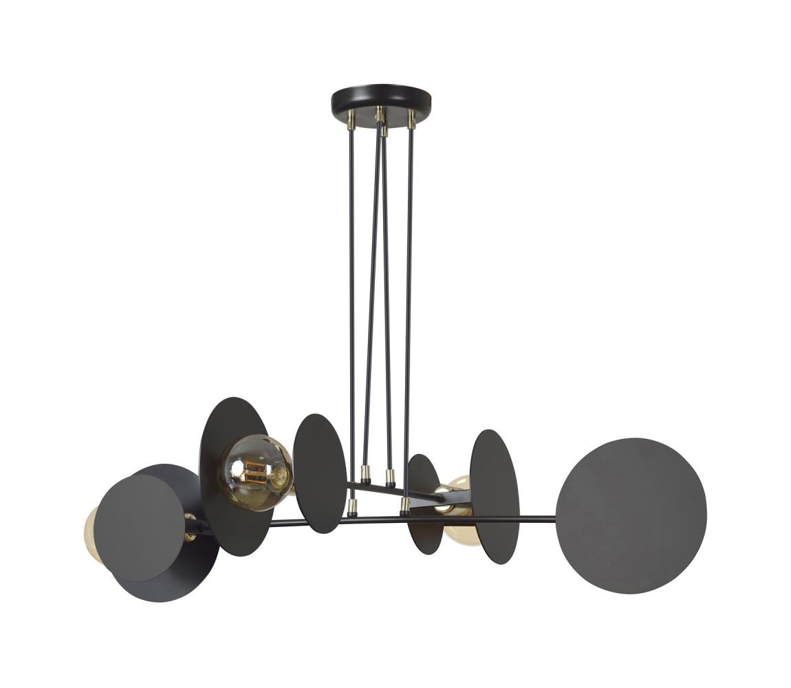 Żyrandol na lince IDEA 4xE27/15W/230V czarny