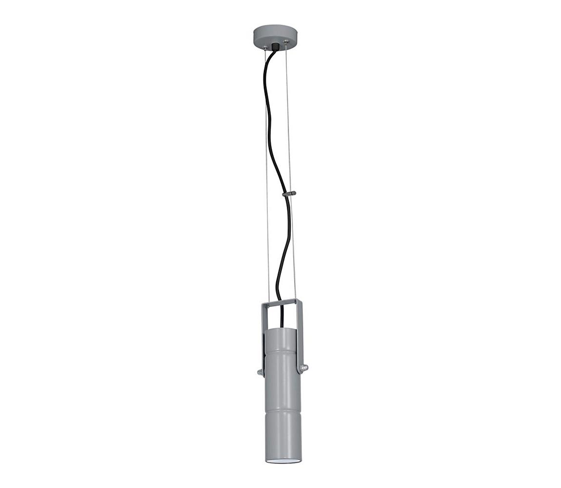 Żyrandol na lince IMPLODE 1xGU10/8W/230V szary