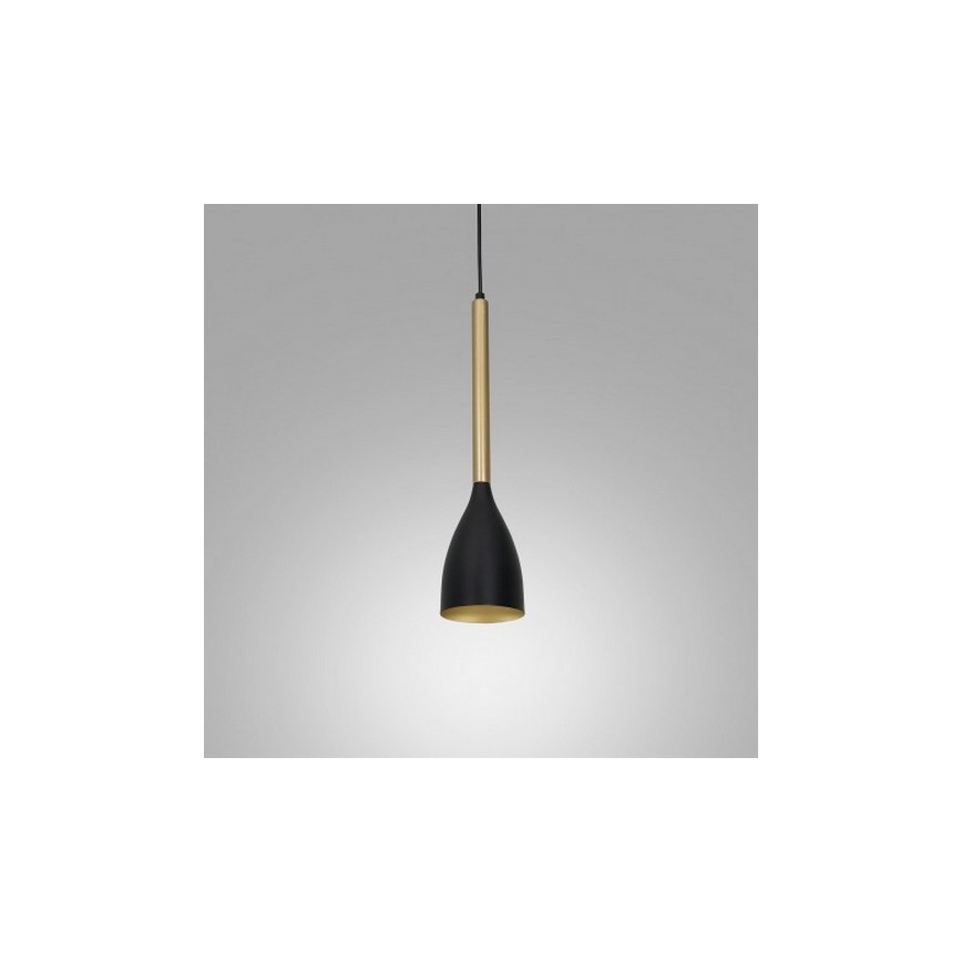 Żyrandol na lince ISTAPPAR 1xE27/60W/230V czarny/złoty