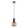 Żyrandol na lince JANTAR WOOD 1xE27/60W/230V