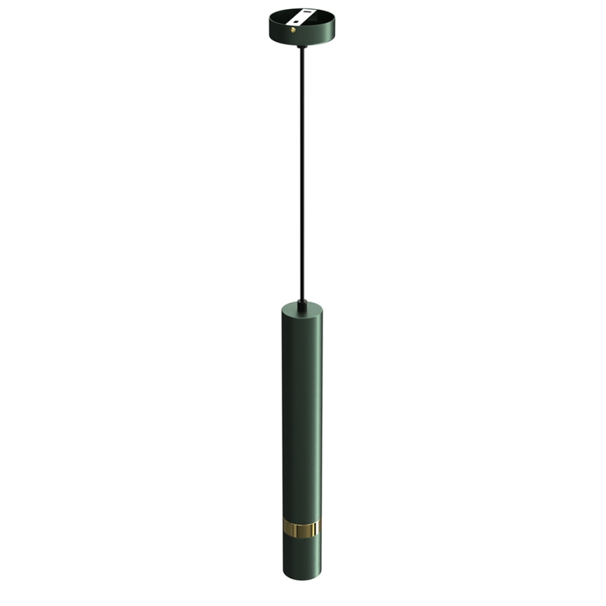 Żyrandol na lince JOKER 1xGU10/25W/230V zielony