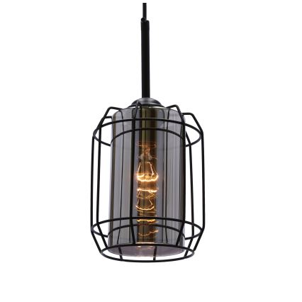 Żyrandol na lince JONERA 1xE27/40W/230V czarne
