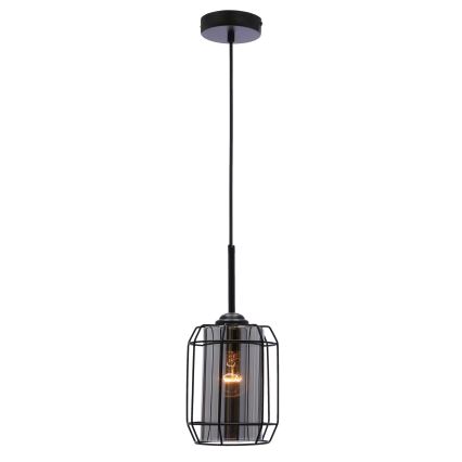 Żyrandol na lince JONERA 1xE27/40W/230V czarne