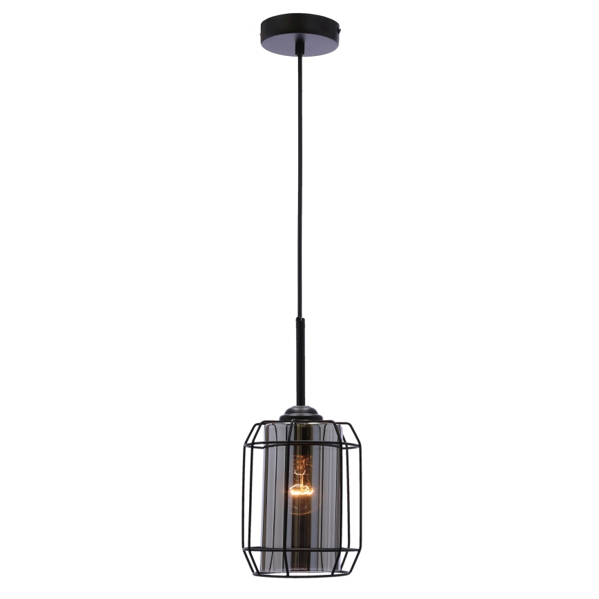 Żyrandol na lince JONERA 1xE27/40W/230V czarne