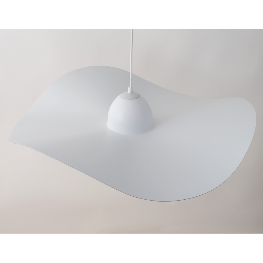 Żyrandol na lince KAPELLO 1xE27/60W/230V śr. 76 cm biały/złoty