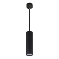 Żyrandol na lince KARADON 1xGU10/30W/230V 29 cm czarny