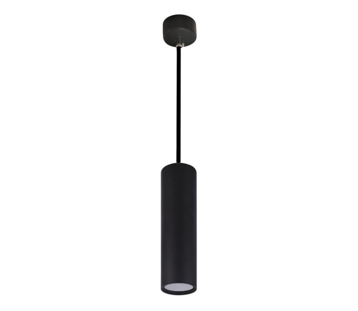 Żyrandol na lince KARADON 1xGU10/30W/230V 29 cm czarny
