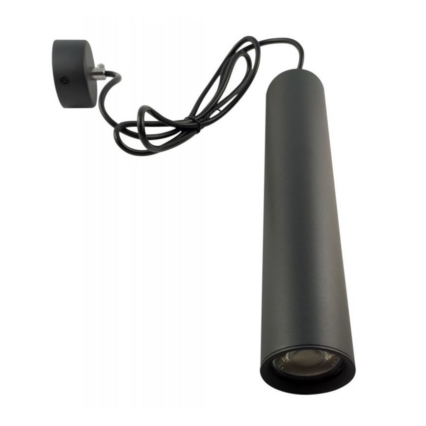 Żyrandol na lince KARADON 1xGU10/30W/230V 29 cm czarny