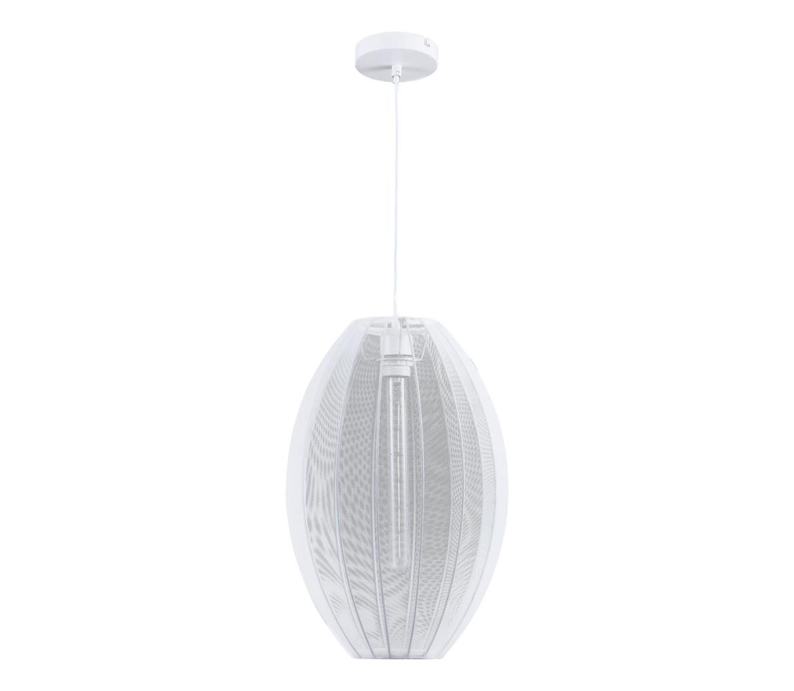 Żyrandol na lince KAREI 1xE27/20W/230V śr. 30 cm białe