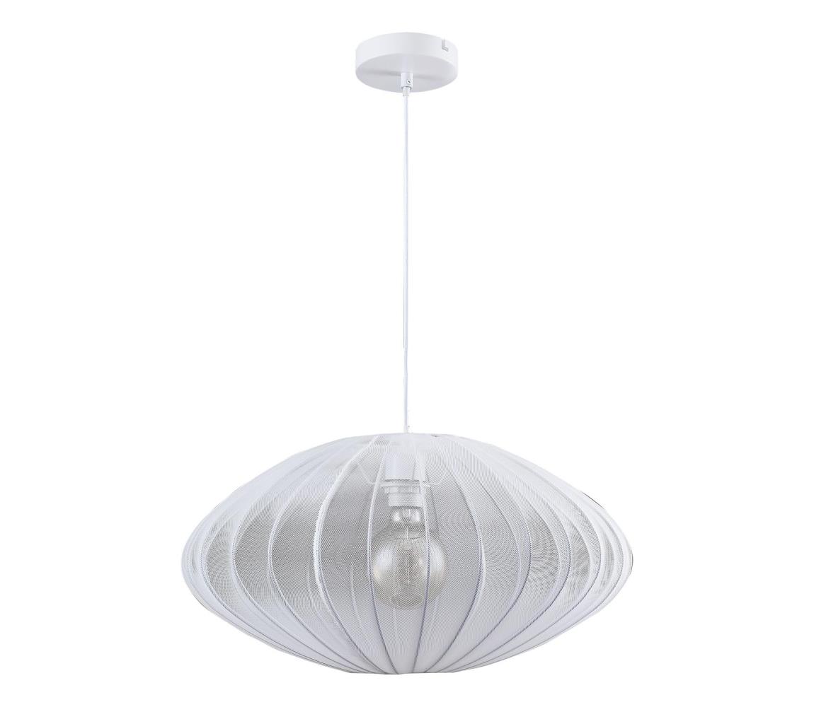Żyrandol na lince KINU 1xE27/20W/230V śr. 50 cm białe