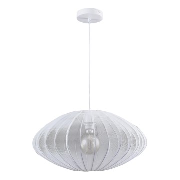 Żyrandol na lince KINU 1xE27/20W/230V śr. 50 cm białe