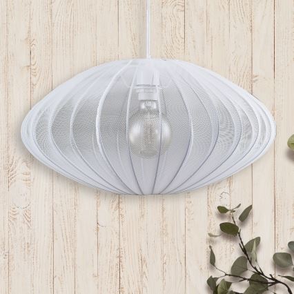 Żyrandol na lince KINU 1xE27/20W/230V śr. 50 cm białe