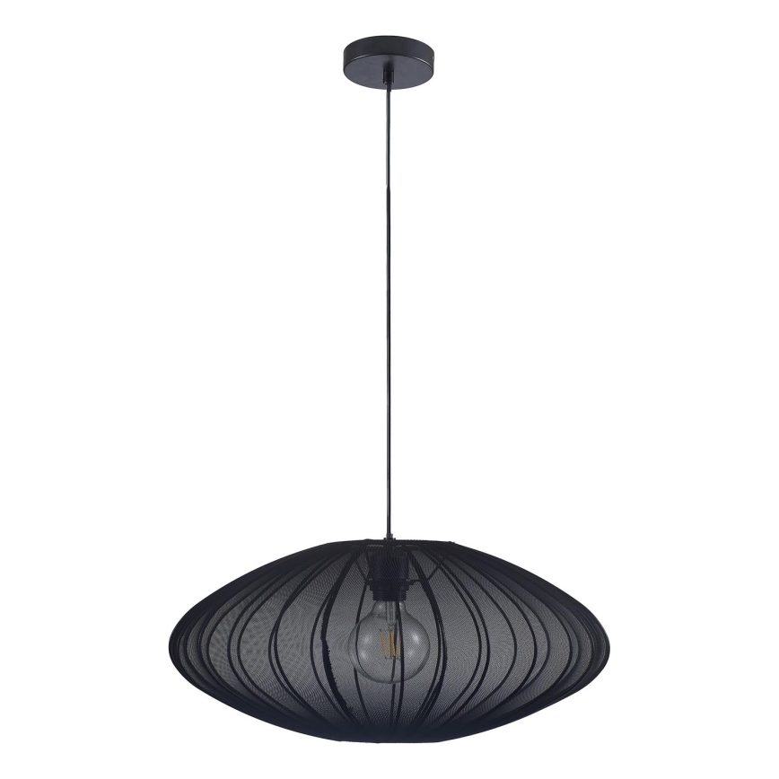Żyrandol na lince KINU 1xE27/20W/230V śr. 50 cm czarne