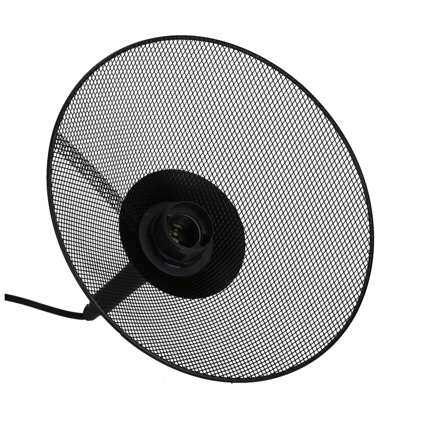 Żyrandol na lince KIRUNA 1xE27/40W/230V śr. 25 cm czarny