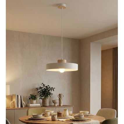 Żyrandol na lince KIVI 1xE27/15W/230V biały