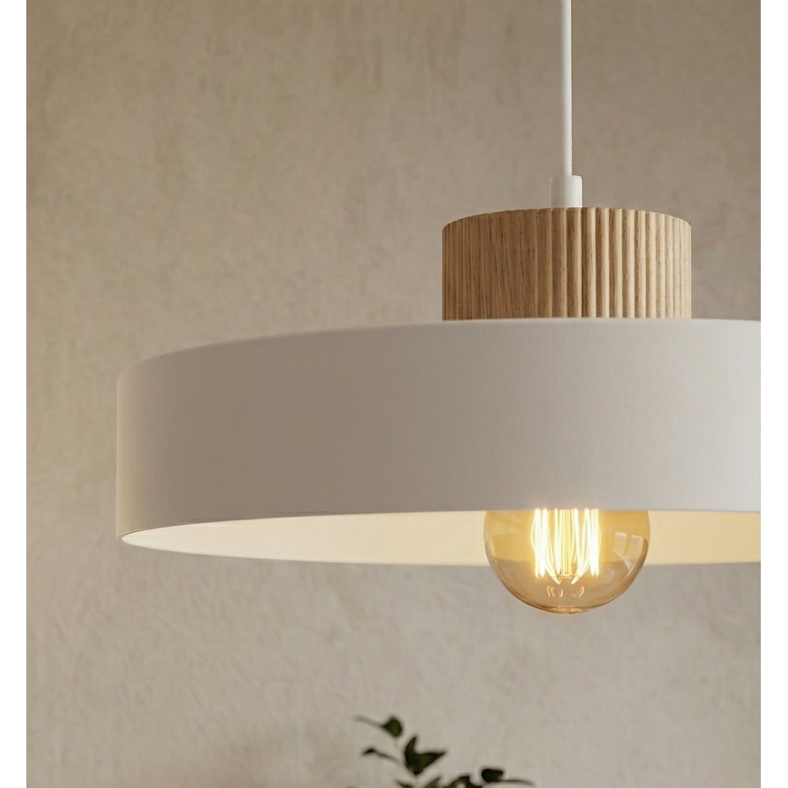 Żyrandol na lince KIVI 1xE27/15W/230V biały