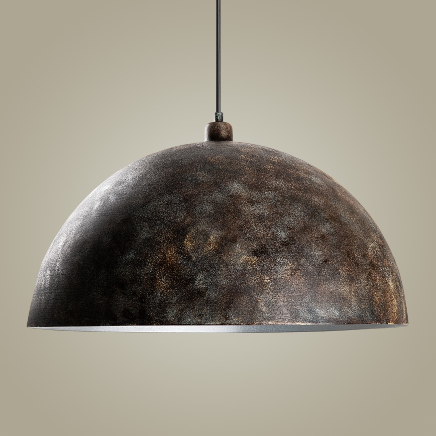 Żyrandol na lince KURE 1xE27/40W/230V śr. 60 cm szary