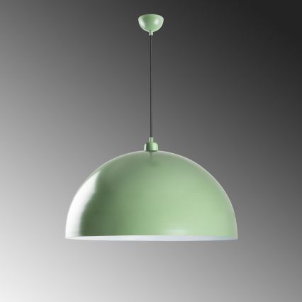 Żyrandol na lince KURE 1xE27/40W/230V zielony