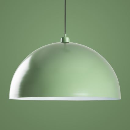 Żyrandol na lince KURE 1xE27/40W/230V zielony