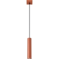 Żyrandol na lince LAGOS 1xGU10/10W/230V czerwony