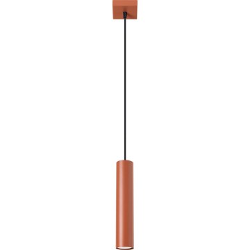 Żyrandol na lince LAGOS 1xGU10/10W/230V czerwony
