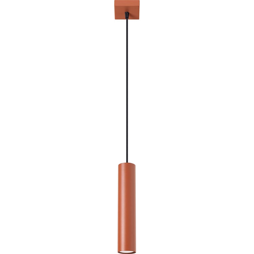 Żyrandol na lince LAGOS 1xGU10/10W/230V czerwony