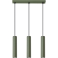Żyrandol na lince LAGOS 3xGU10/10W/230V zielony