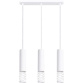 Żyrandol na lince LAMI 3xGU10/10W/230V biały
