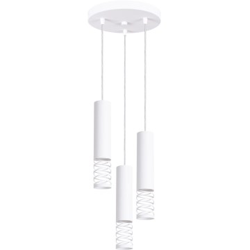Żyrandol na lince LAMI 3xGU10/10W/230V biały
