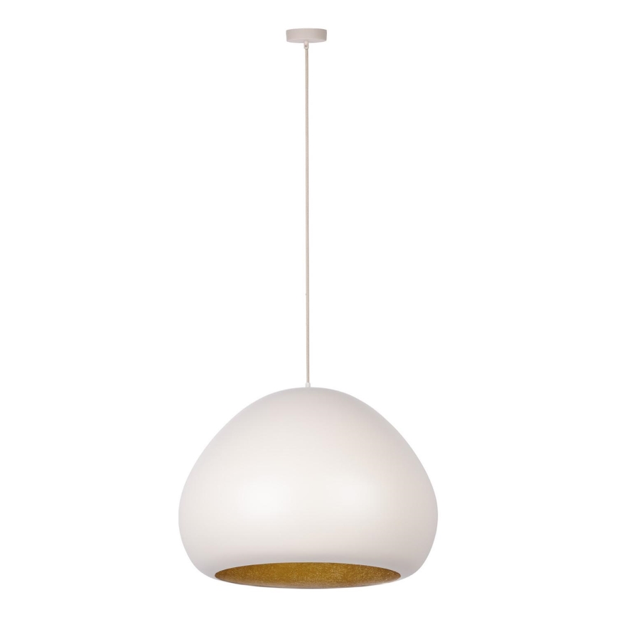 Żyrandol na lince LAVA 1xE27/15W/230V kremowy/złoty
