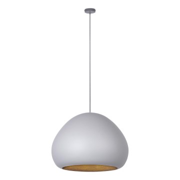 Żyrandol na lince LAVA 1xE27/15W/230V szary/złoty